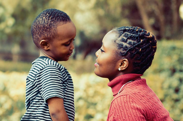 Mother and Child Talking