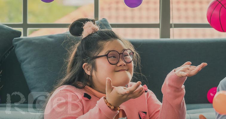 child having fun
